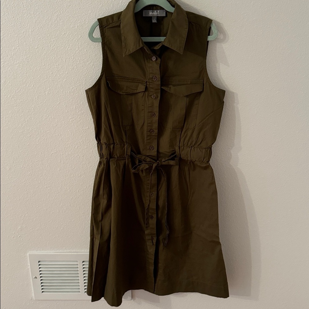 Marled Olive Green Jacket